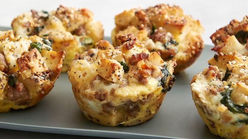 Everything Bagel Mini Cornbread Muffins