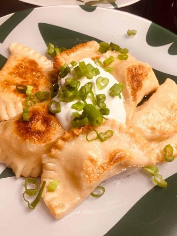 Farmers Cheese Pierogi with Caramelized Onions