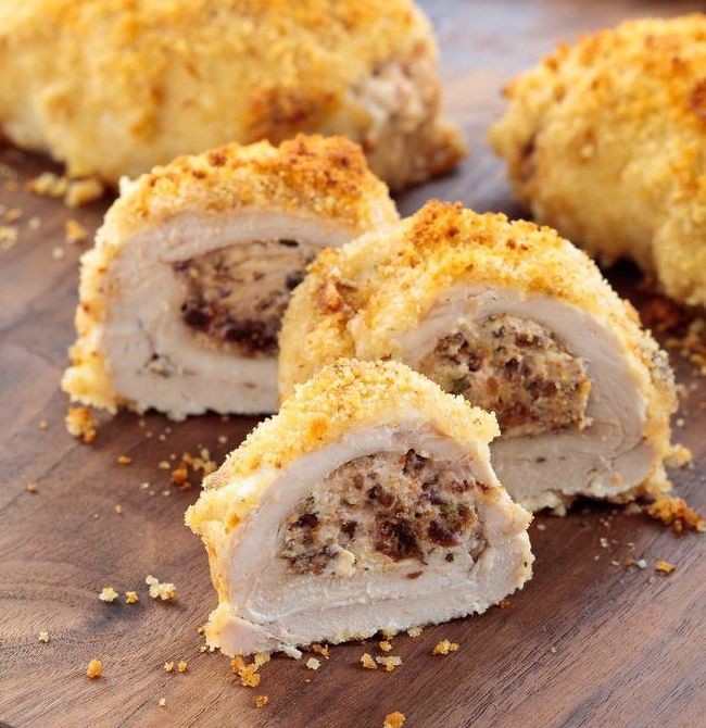 Fig and Goat Cheese Stuffed Chicken Breast