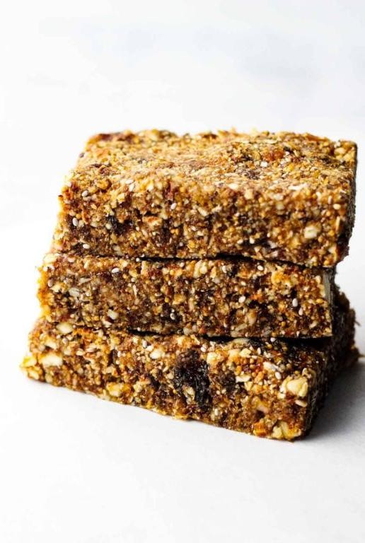 Fig and Walnut Chia Seed Bars