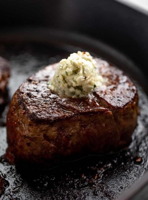 Filet Mignon with Blue Cheese Butter