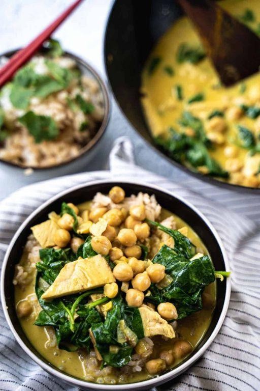 Fragrant Turkey and Chickpea Curry