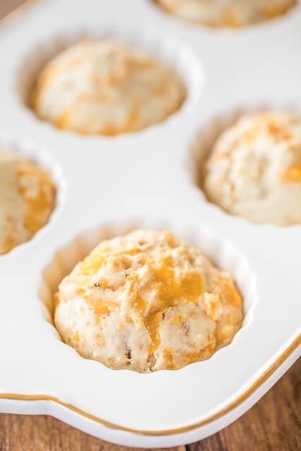 French Fried Onion and Cheddar Biscuits