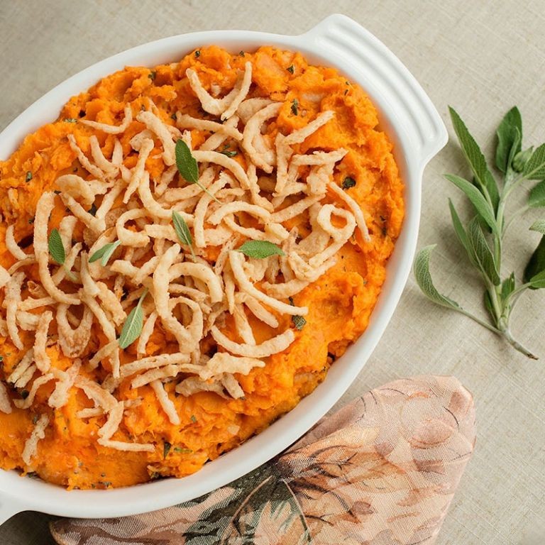 French Fried Onion and Sweet Potato Casserole