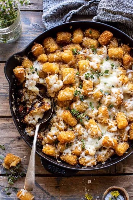 French Fried Onion-Topped Tater Tot Casserole