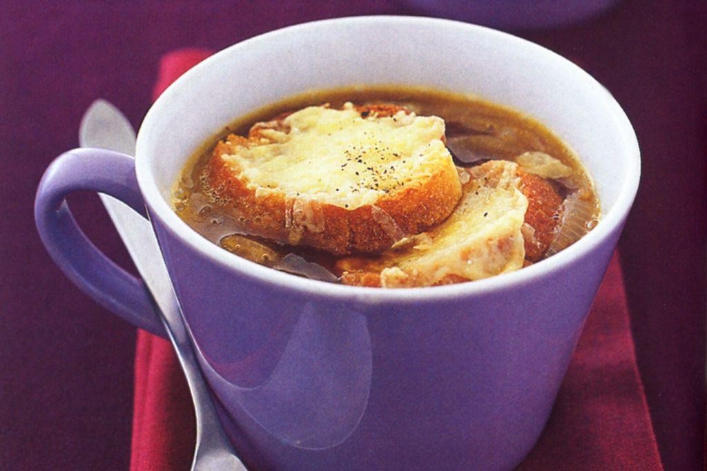 French Onion Soup with Gruyère Croutons