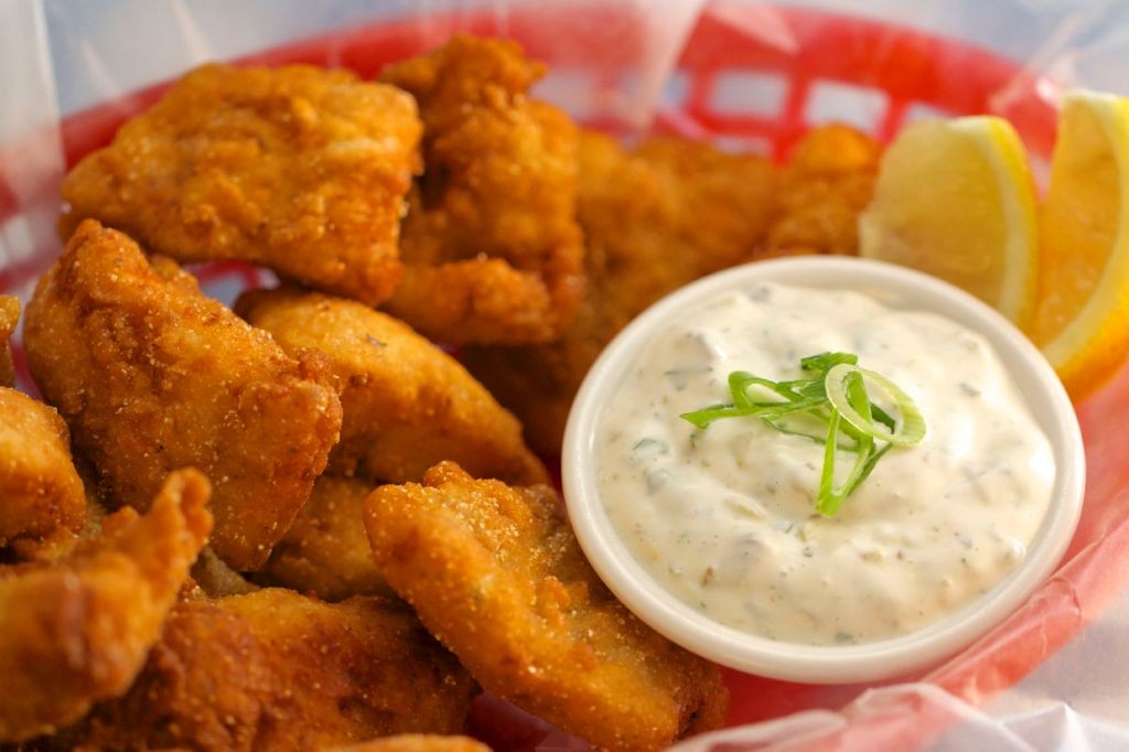 Fried Catfish with Spicy Tartar Sauce