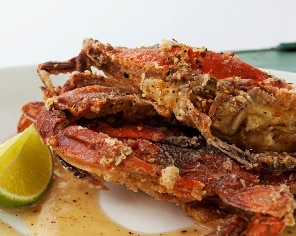 Fried Soft Shell Crab with Spicy Aioli