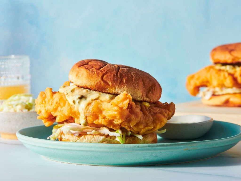 Fried Swai Fish Sandwich
