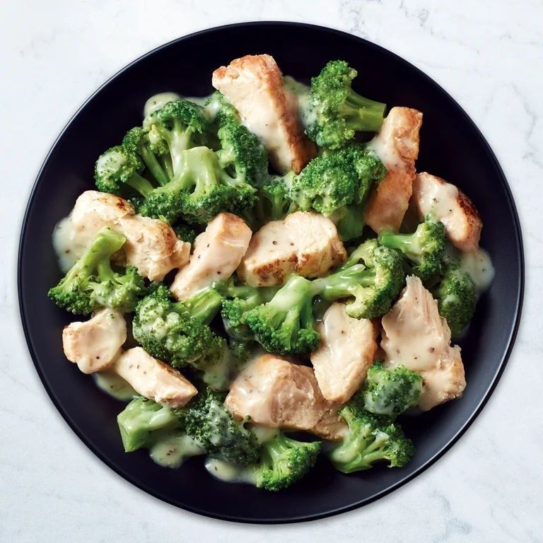 Frozen Chicken Breast and Broccoli Alfredo