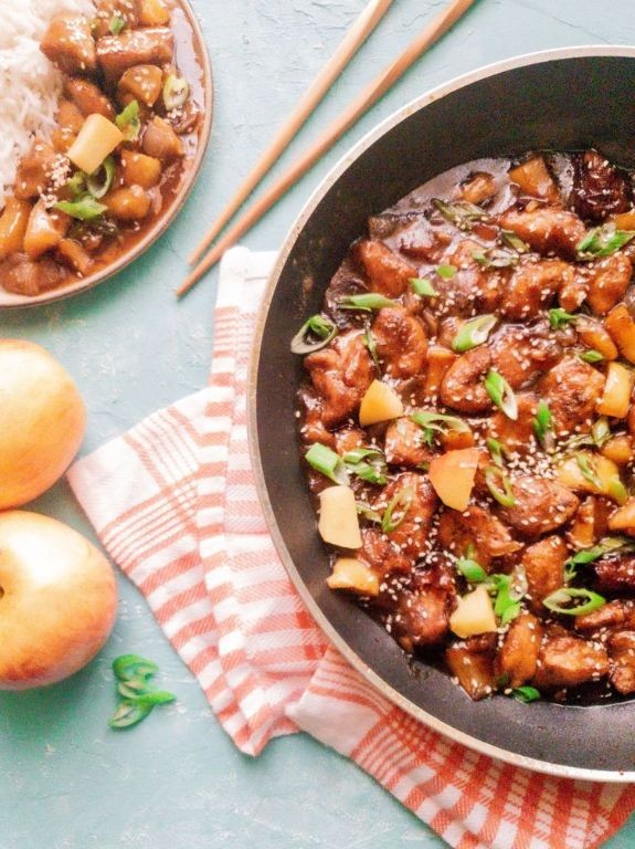 Fuji Apple and Chicken Stir-Fry