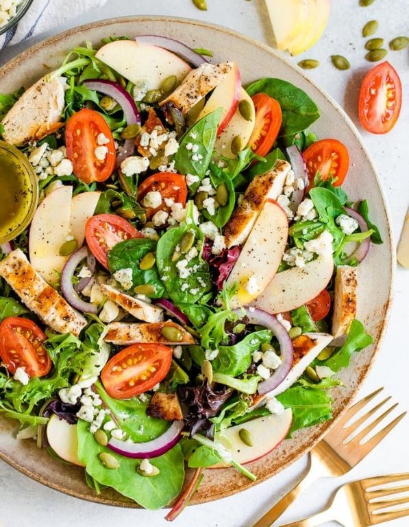 Fuji Apple and Walnut Salad