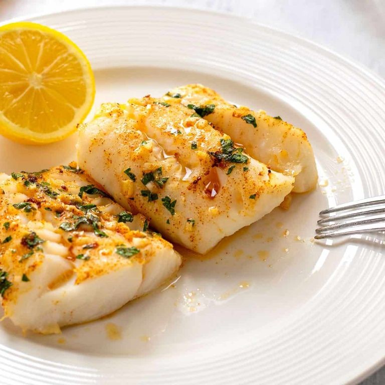 Garlic Butter Baked Cod