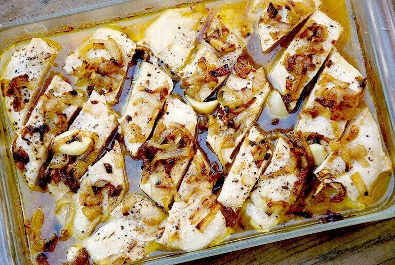 Garlic Butter Chicken with Caramelized Onions
