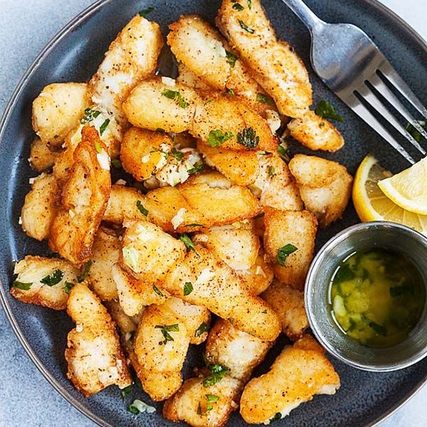 Garlic Butter Fried Swai Fish