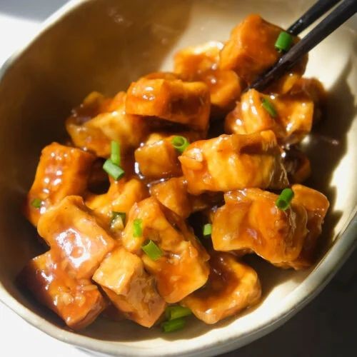 Garlic Butter Fried Tofu