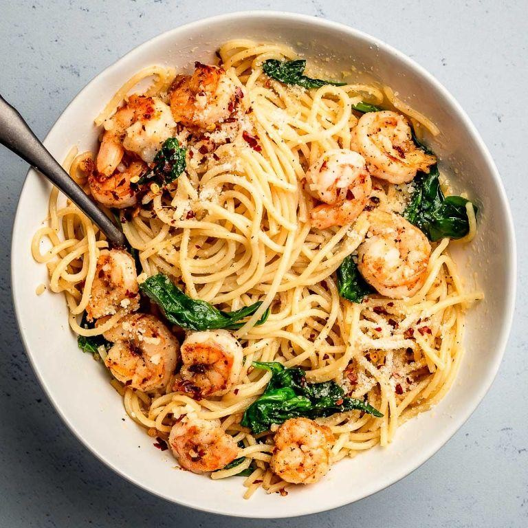 Garlic Butter Shrimp Pasta