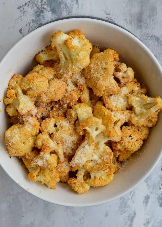 Garlic Parmesan Air Fryer Cauliflower