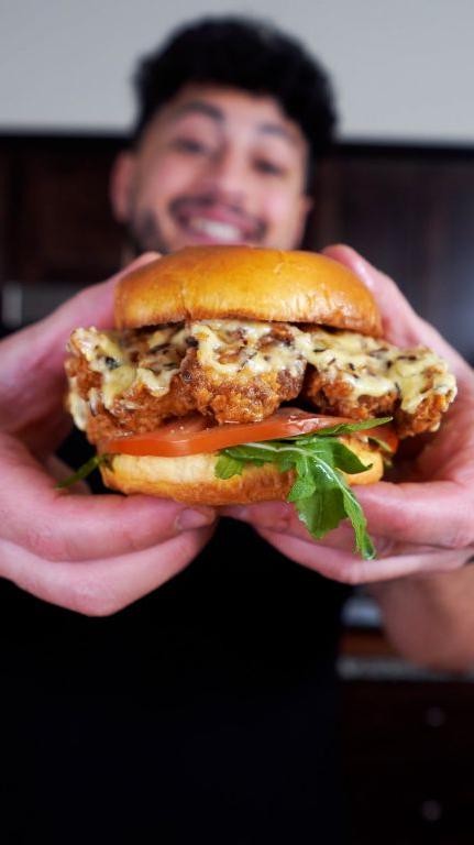 Garlic Parmesan Chicken Sandwich