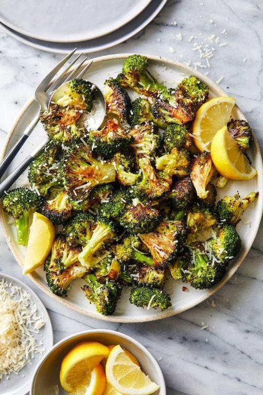 Garlic Parmesan Roasted Broccoli
