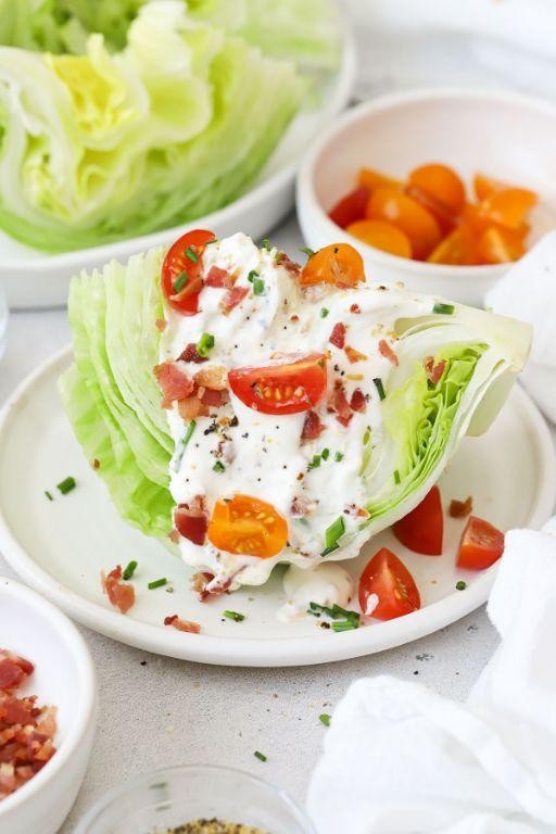 Garlic Parmesan Wedge Salad