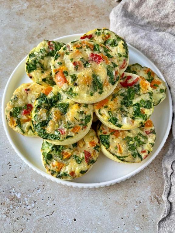 Garlic and Herb Egg White Bites