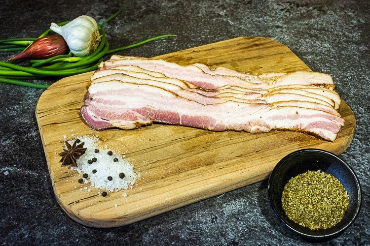 Garlic and Herb Infused Thick-Cut Bacon
