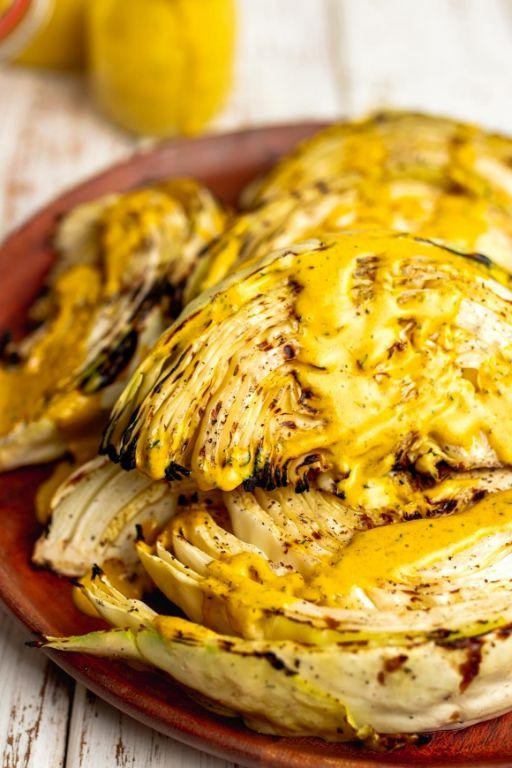 Garlic-Dill Canned Cabbage Wedges