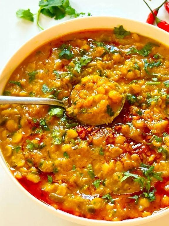 Garlicky Chana Dal Fry
