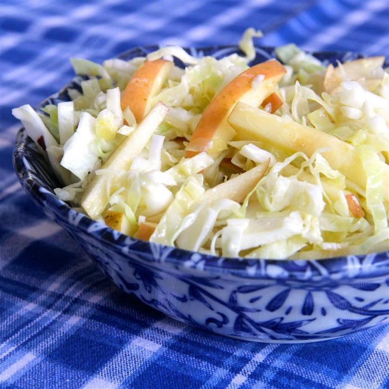 German Cabbage and Apple Slaw