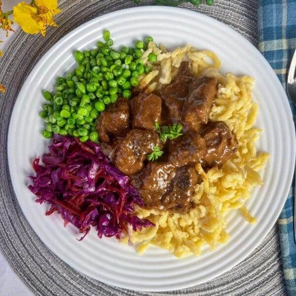 German Cabbage and Beef Goulash