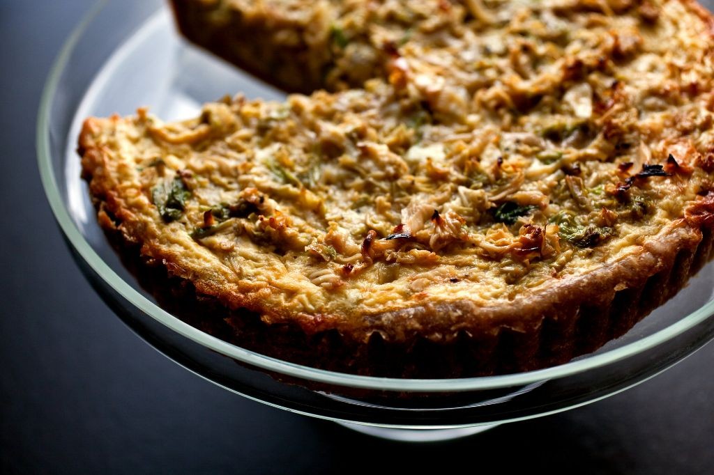German Cabbage and Onion Tart