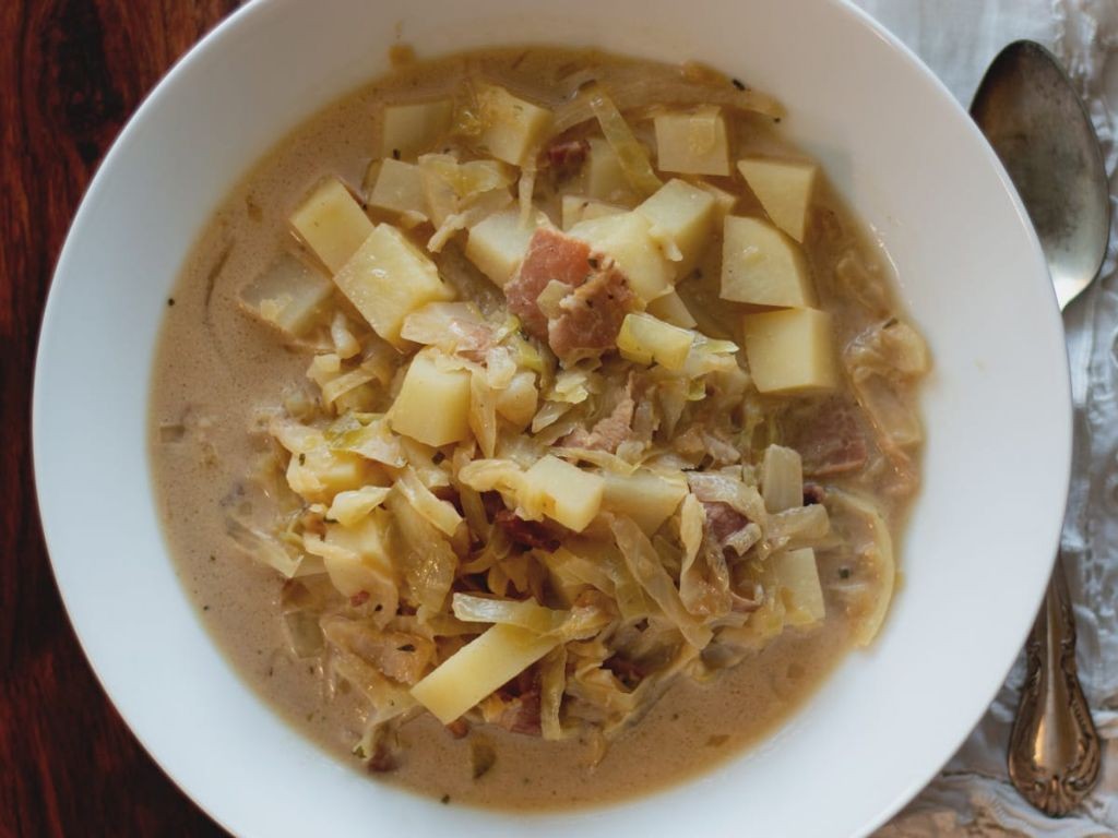 German Cabbage and Potato Soup
