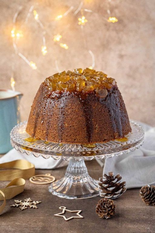 Ginger Molasses Steamed Cake