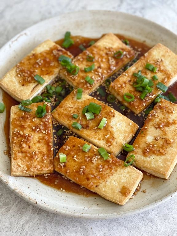 Ginger Soy Fried Tofu