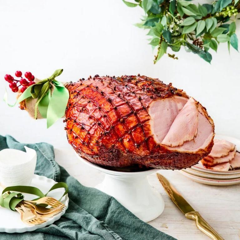 Ginger Soy Glazed Baked Ham