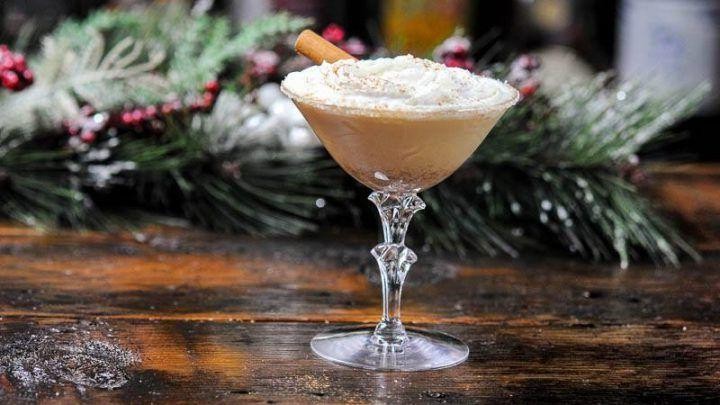 Gingerbread Eggnog Cocktail