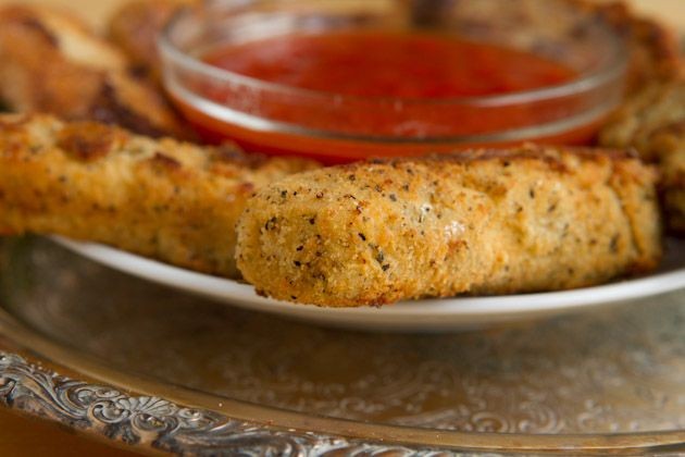 Gluten-Free Mozzarella Sticks with Almond Flour