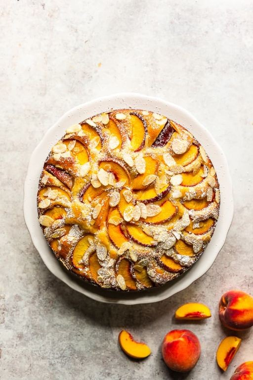 Gluten-Free Peach Almond Cake