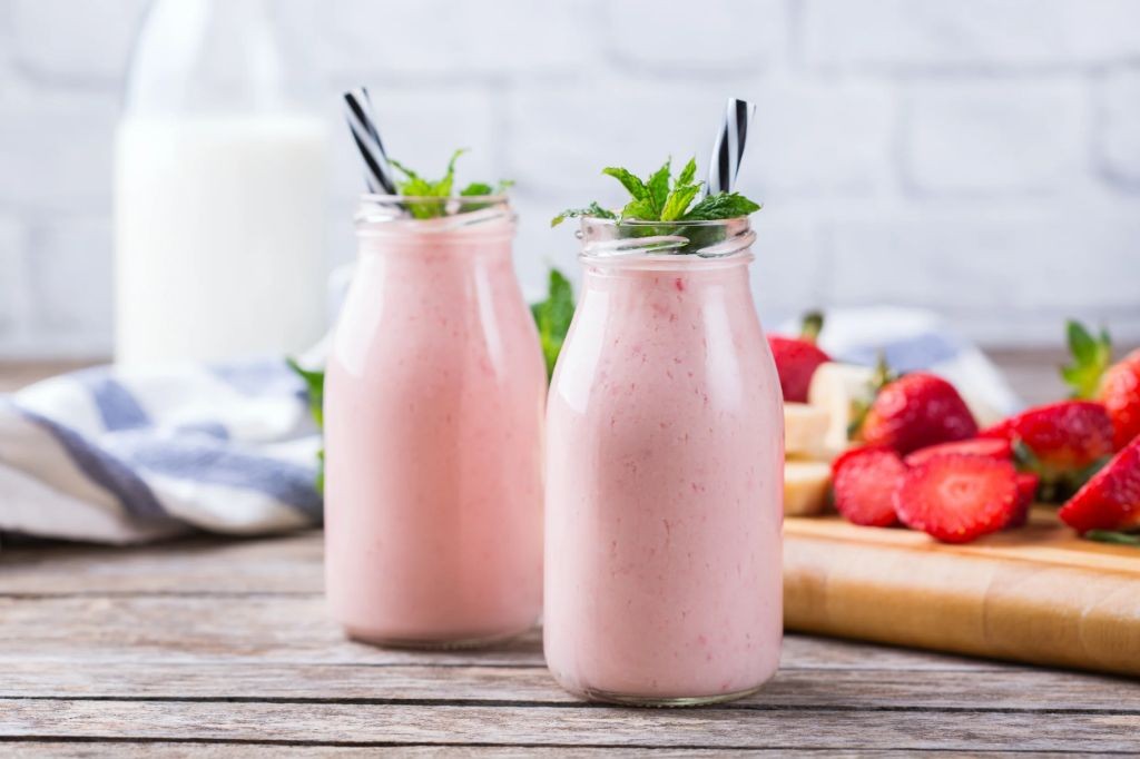 Goat Milk Banana Smoothie