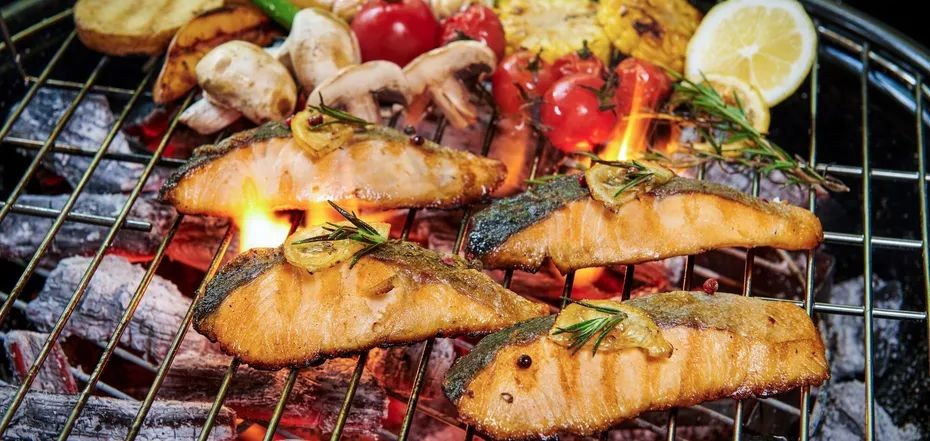 Golden Carp Skewers