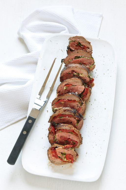 Gorgonzola Stuffed Steak Rolls