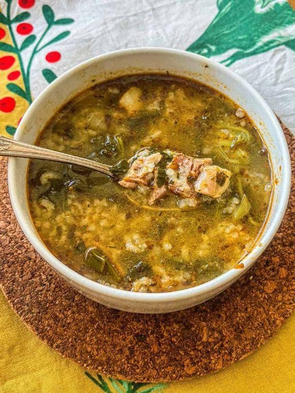 Greek Lamb and Vegetable Soup