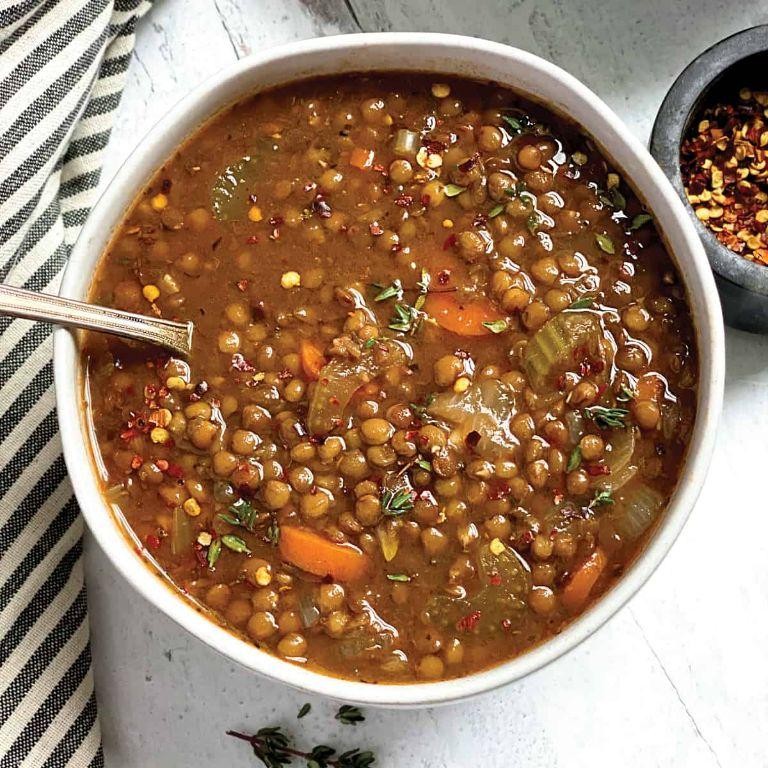 Greek Lentil Soup (Fakes)