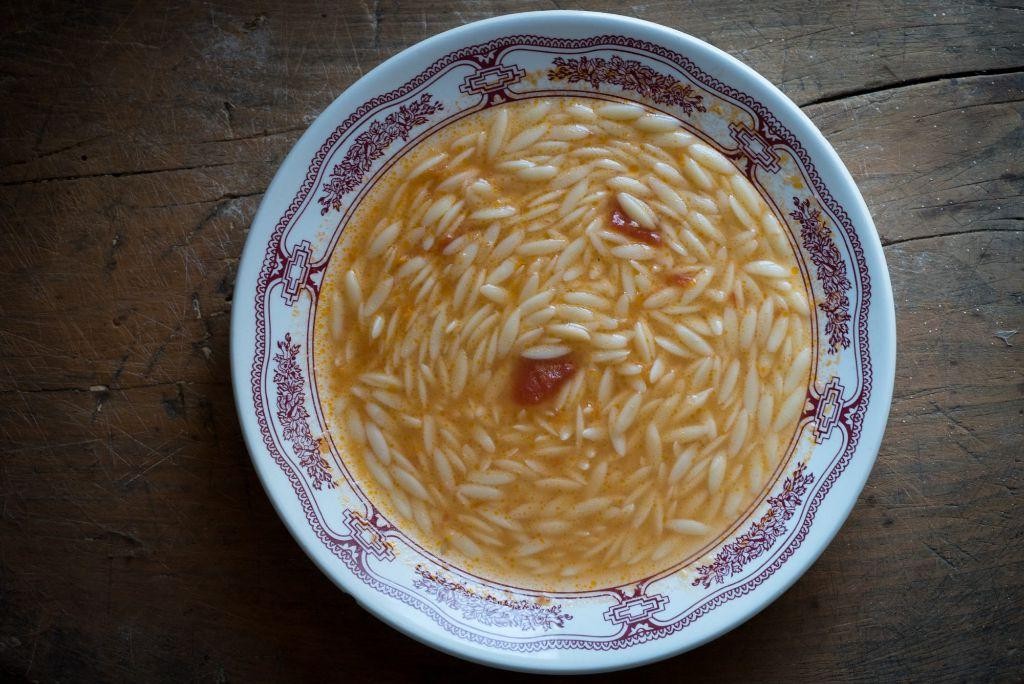 Greek Pasta and Tomato Soup (Kritharaki)