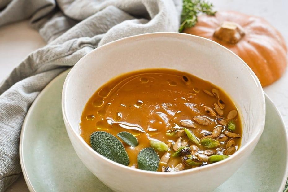 Greek Pumpkin and Sage Soup