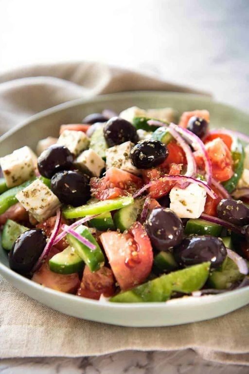 Greek Salad with Kalamata Black Olives