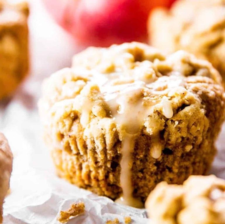 Greek Yogurt Apple Cinnamon Muffins