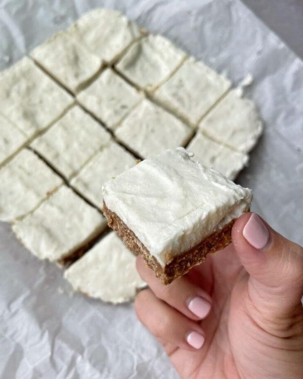 Greek Yogurt Coconut Lime Bars