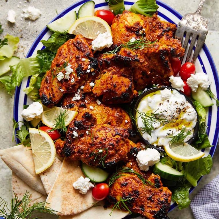 Greek Yogurt Marinated Chicken Thighs